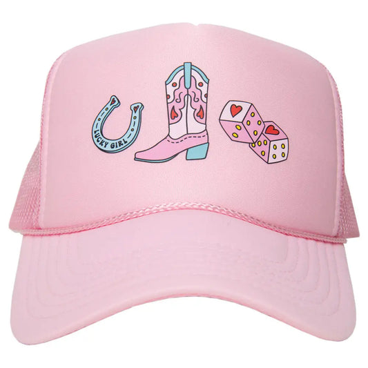 Cowgirl Boot Horseshoe Hat