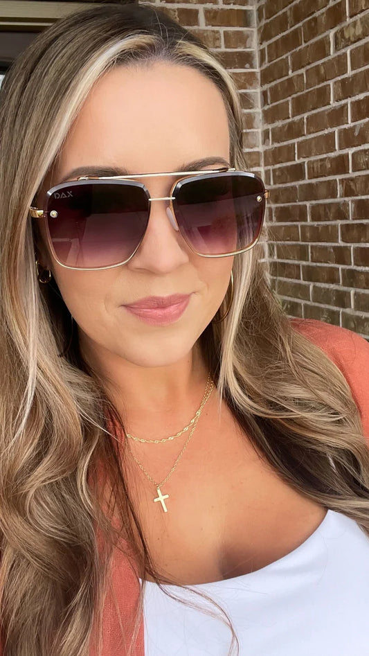 Dallas Brown Pallet Sunglasses