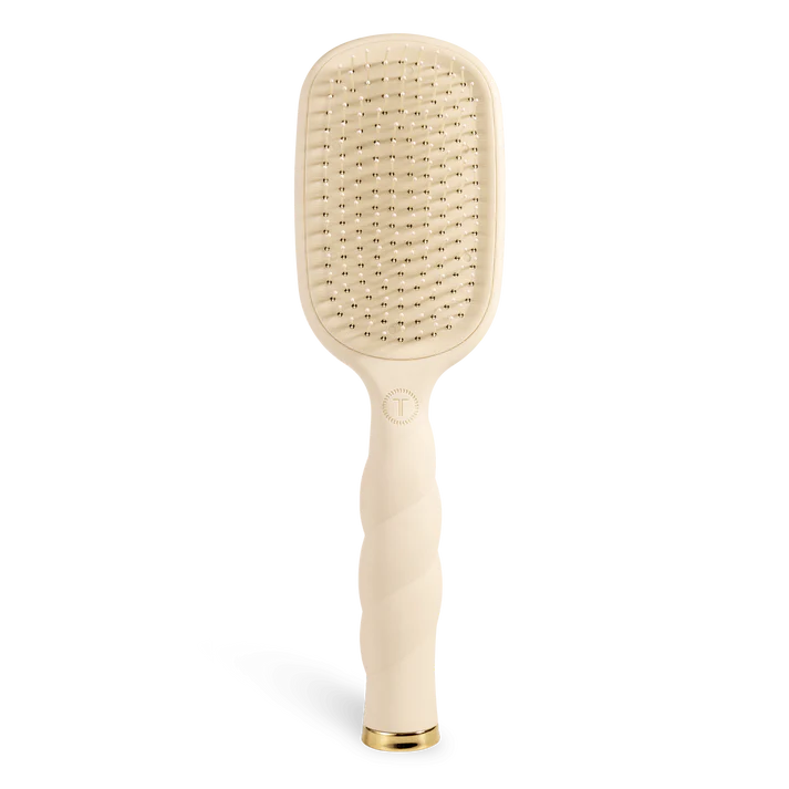 Teletie Detangler Hair Brush Tan, Thick Hair