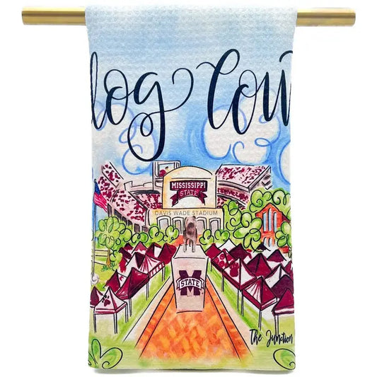 Bulldog Country Tea Towel