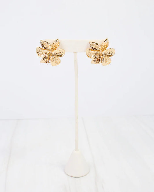 Euclid Flower Post Earrings