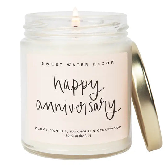 Candle 9oz. , Happy Anniversary