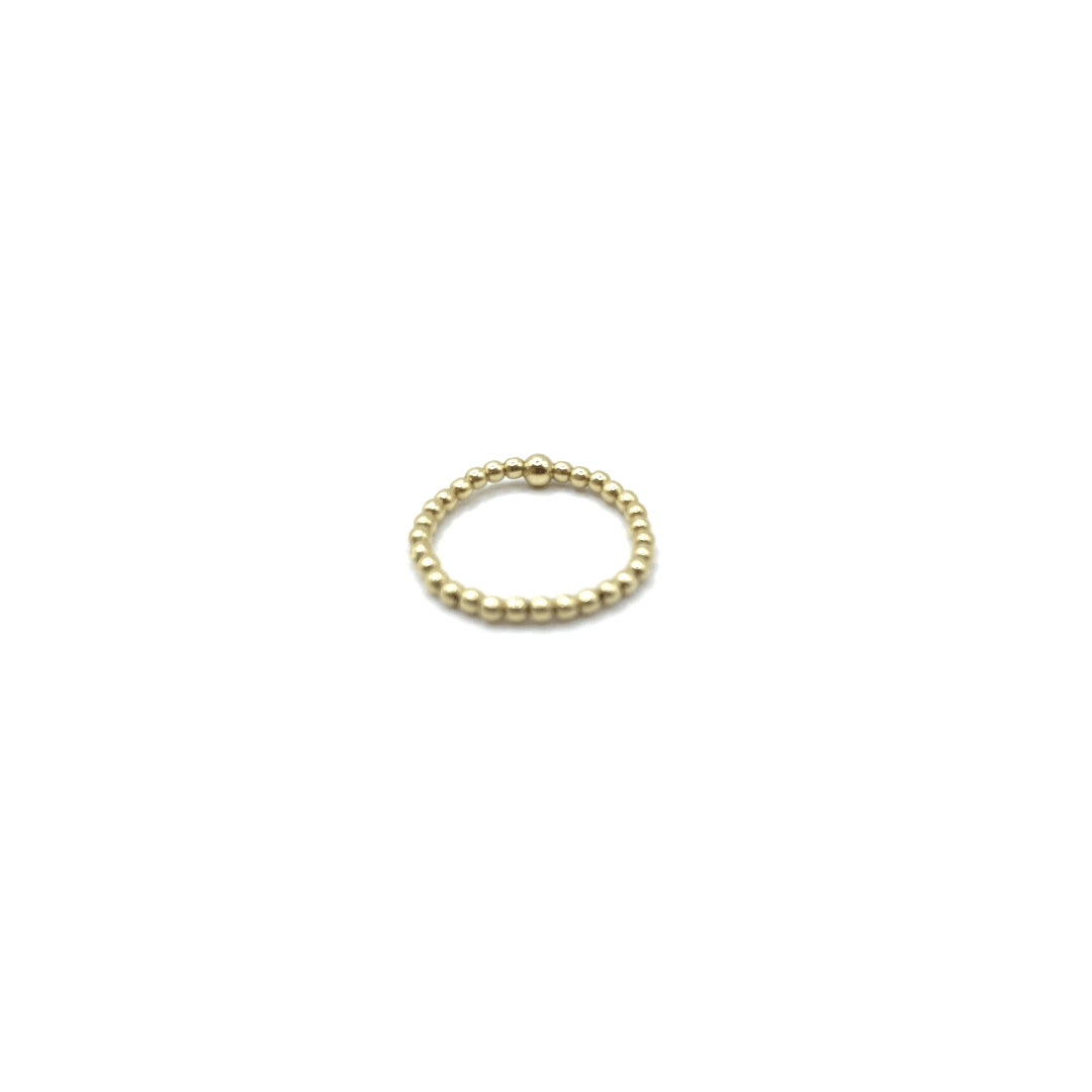 2mm Gold Stretch Ring