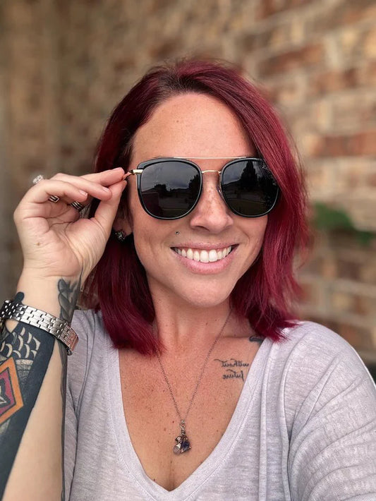 Ivy In Black Sunglasses