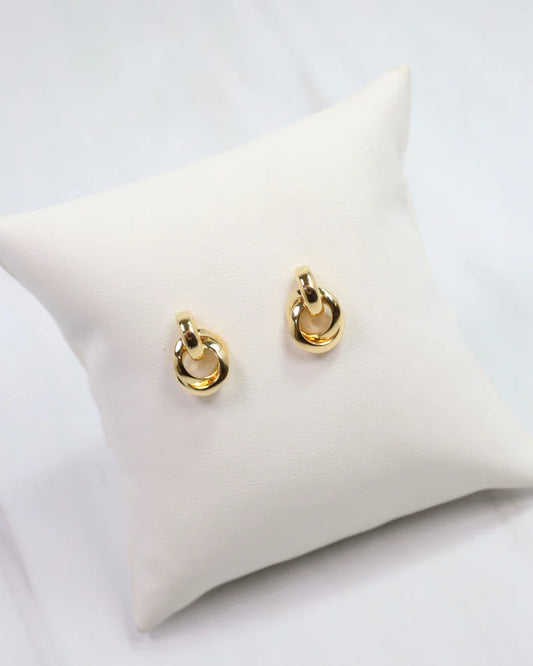 Sister Circular Stud Gold