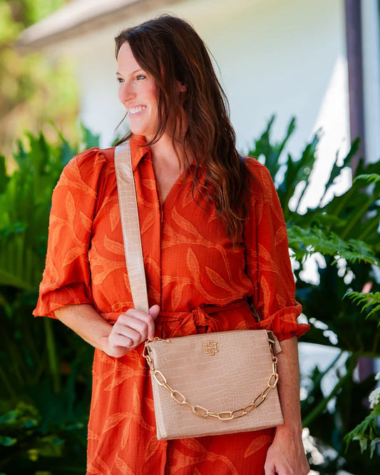 Ariana Crossbody , Latte EC