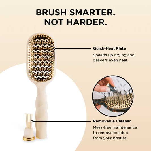 Teletie Vented Hair Brush , Tan