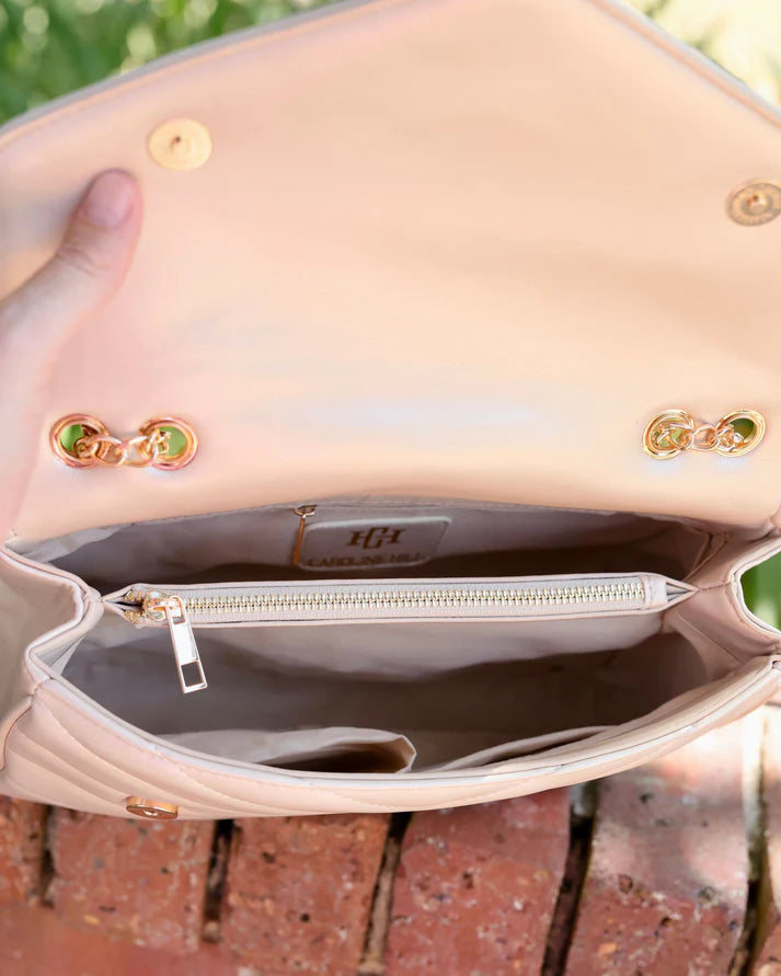 Mia Crossbody Bag, Latte VQ