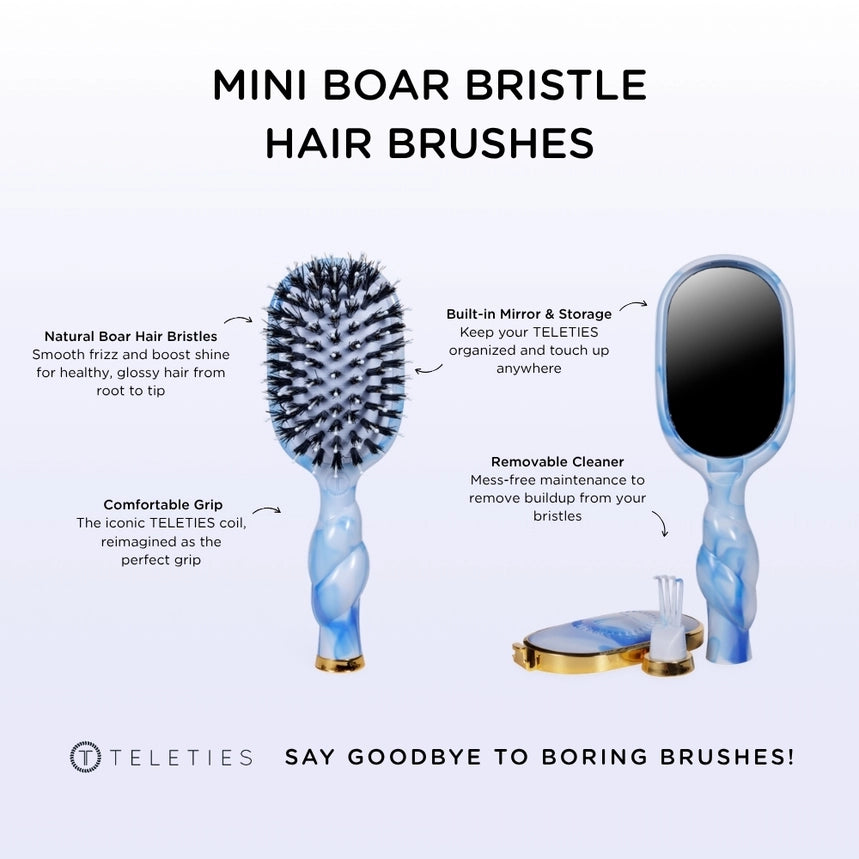 Mini Teletie Boar Brush, Tide & True