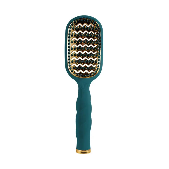 Vented Brush Teletie Full Size Brush, Teal With It