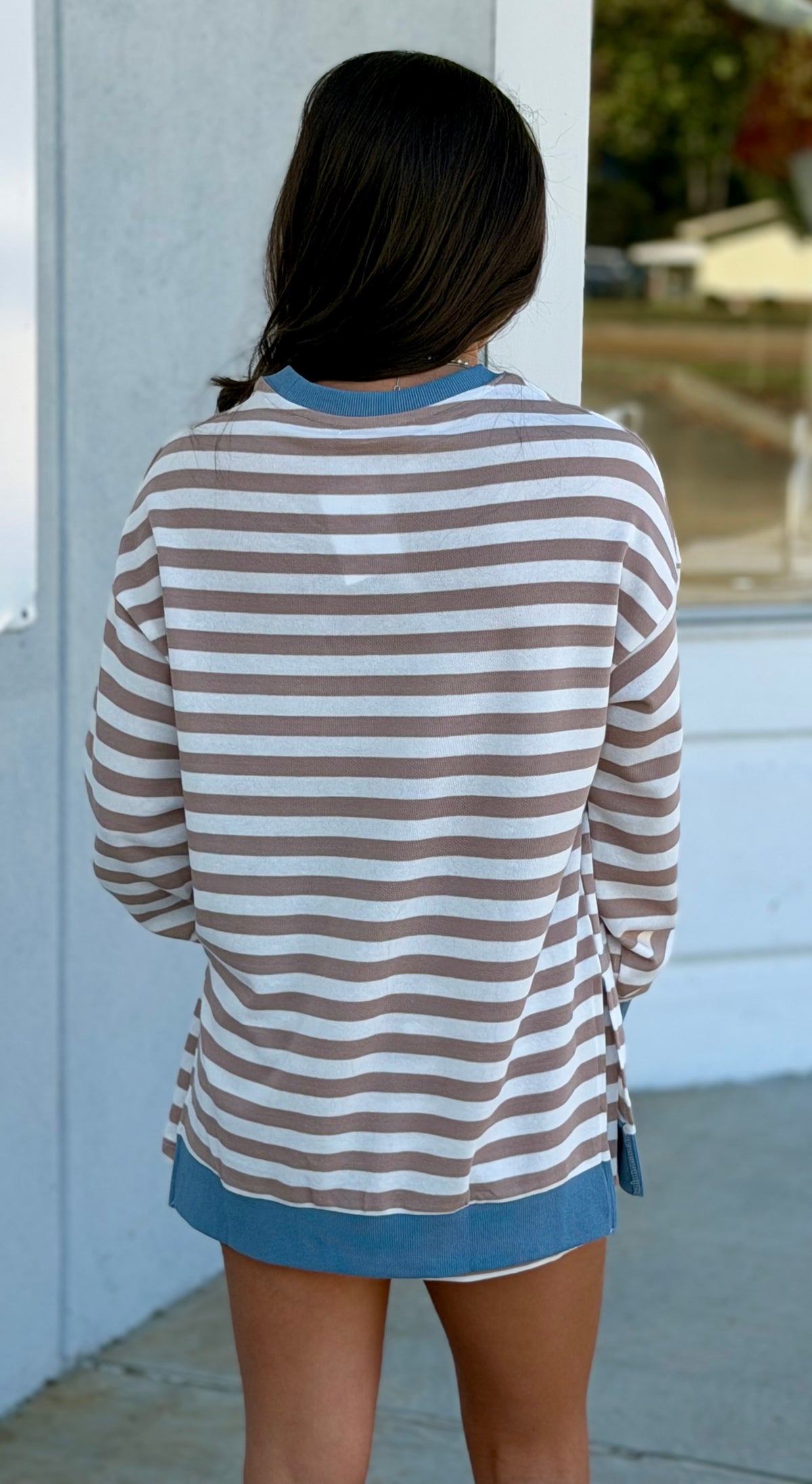 Averil Striped Lounge Top