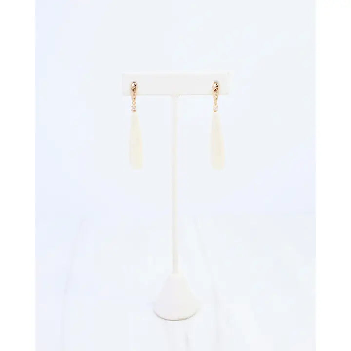 Nala Paper Pearl Drop Earring