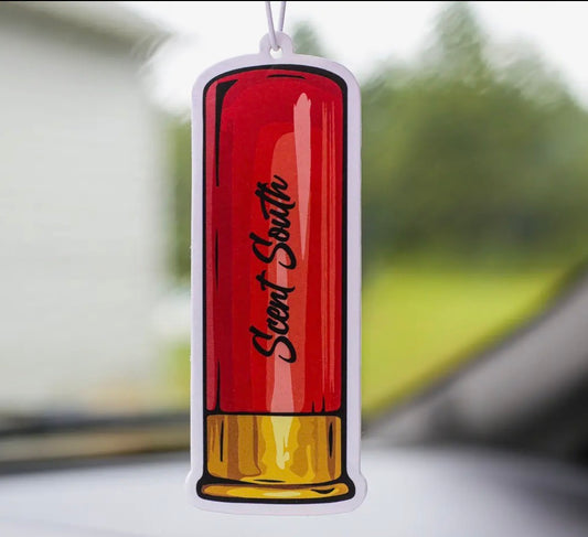 Car Air Freshener, Shotgun Shell- Forest Rain