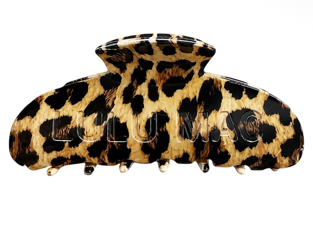 Lulu Mac Hair Clip, Leopard