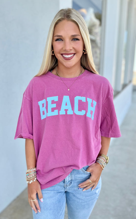 Beach Graphic Boyfriend Tee