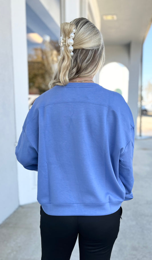 Coastal Blue Scuba Pullover