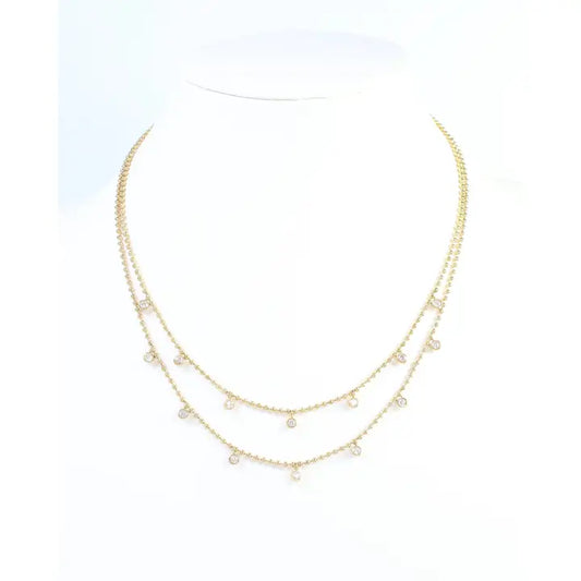 Ryann Layered Ball Necklace
