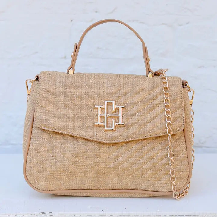 Sinclair Quilted Crossbody, Natural VQ