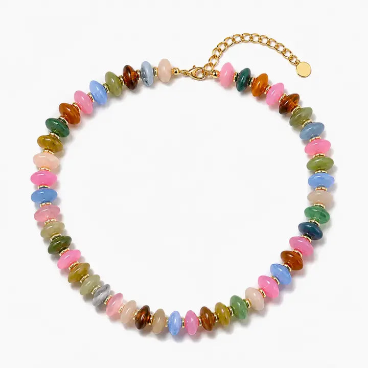 Colorful Chunky Beaded Necklace