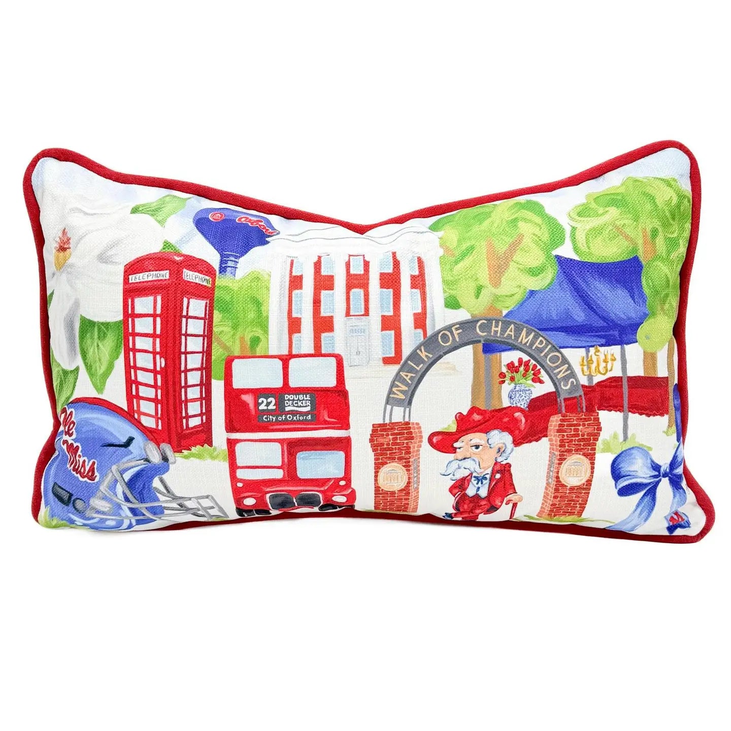 All Things Oxford Collegiate Pillow