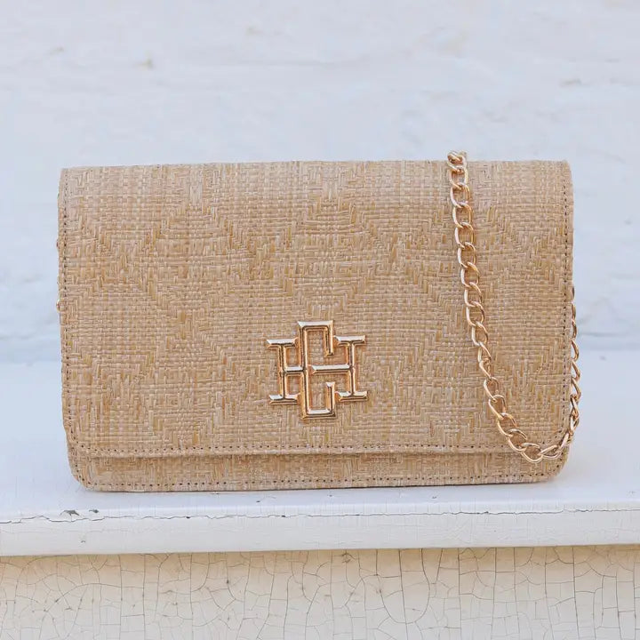 Bryn Clutch/Crossbody Natural Lettice