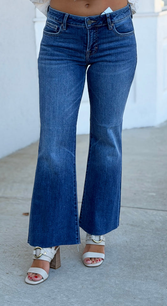 Medium Dark 28" Inseam Low Rise Happi Jean