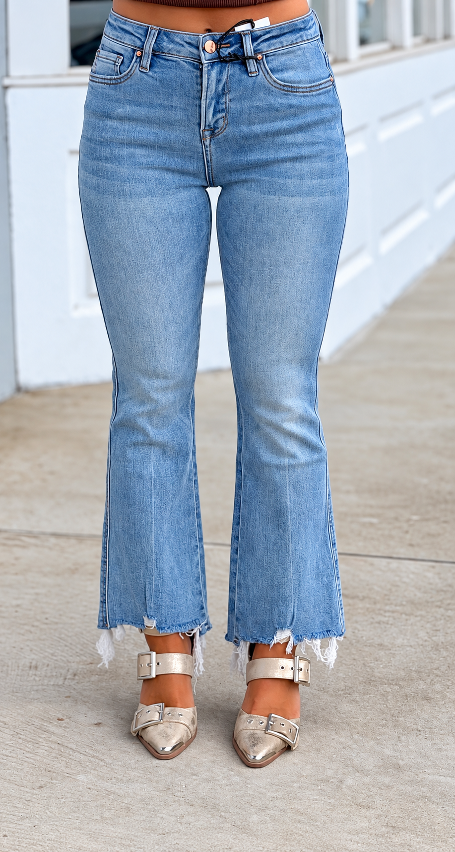 Moscato High Rise Crop Flare