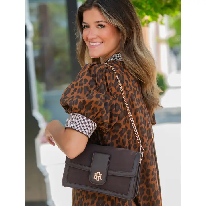 Collins Crossbody Chocolate S