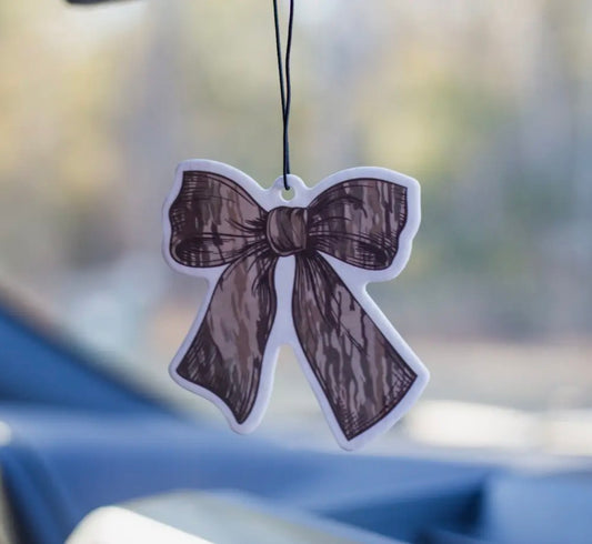 Car Air Freshener, Lowland Bow- Black Ice