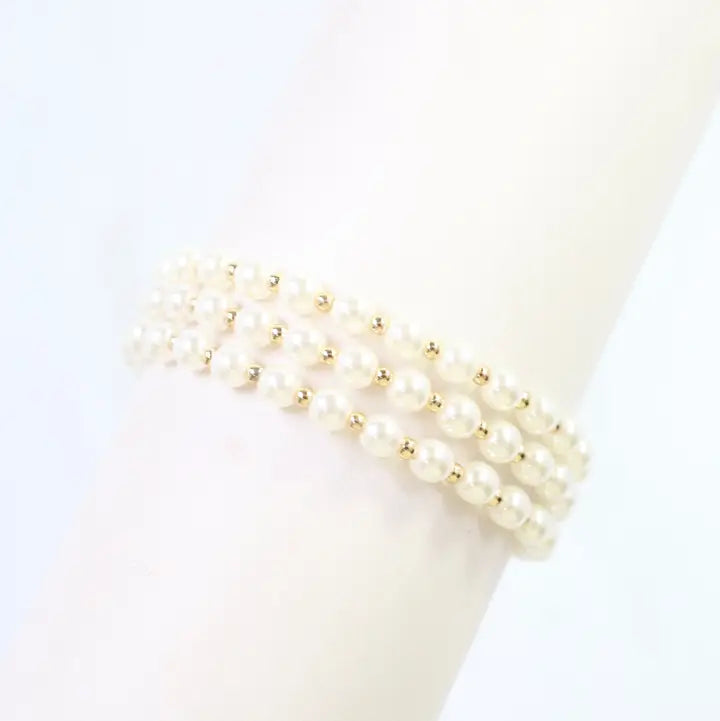Bardsdale Stretch Pearl Bracelet