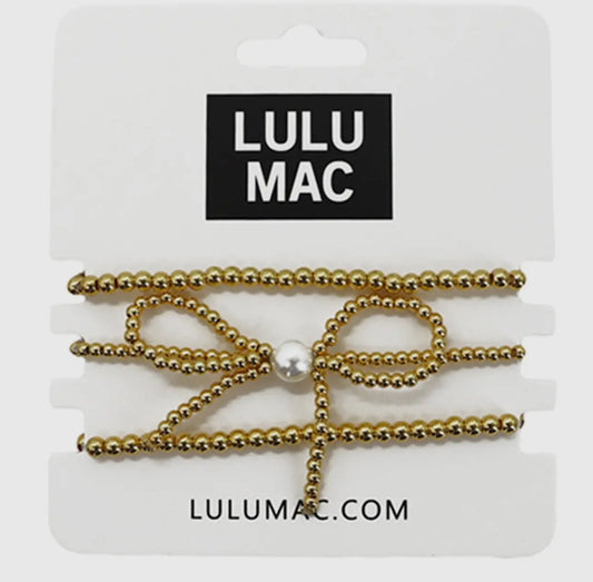 Lulu Mac Bow Bracelet Stack