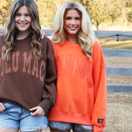 Mono Orange Lulu Sweatshirt
