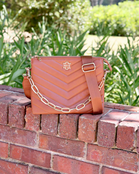 Ariana Crossbody , Saddle VQ
