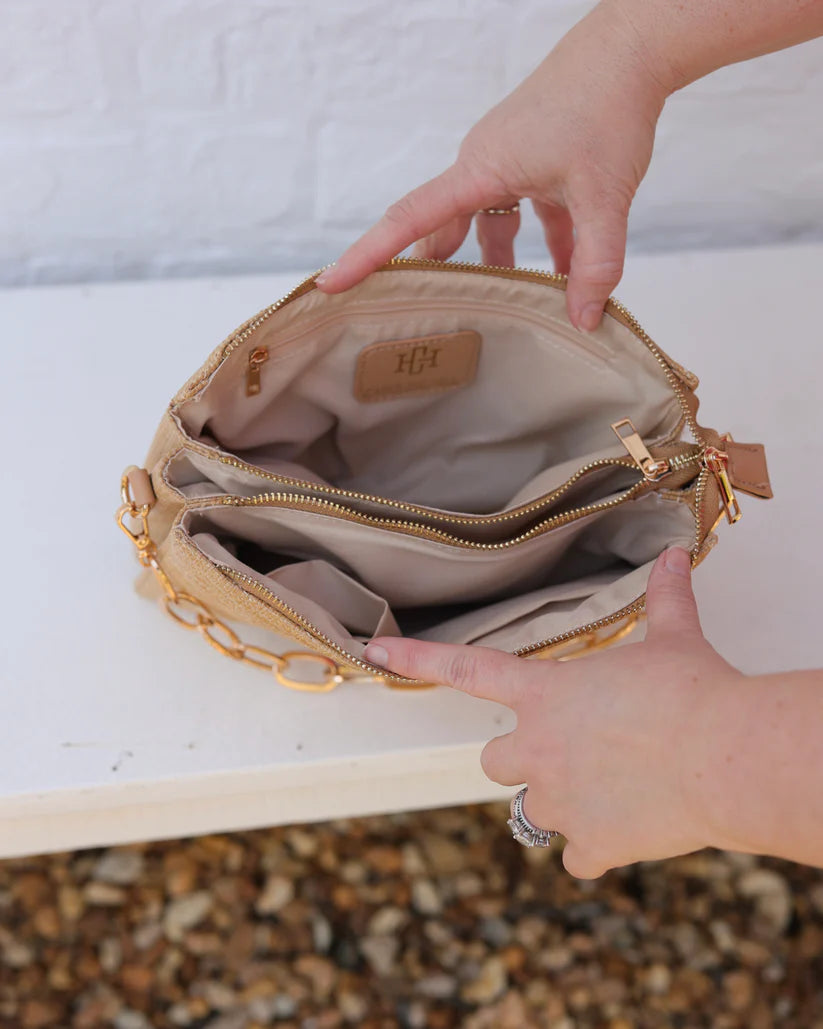 Ariana Crossbody, Natural LD