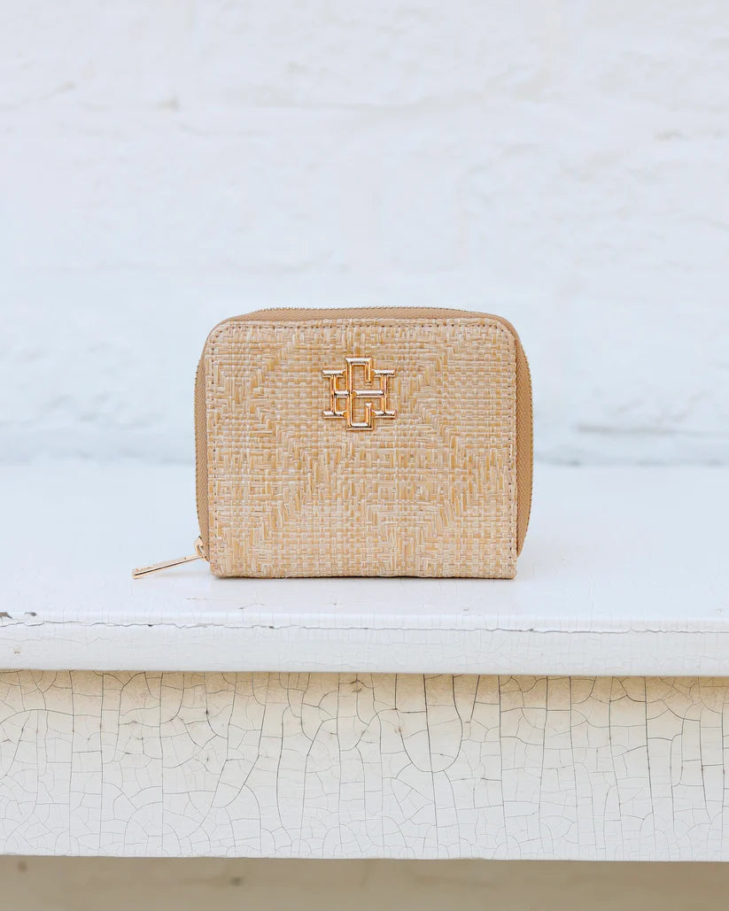 Blakely Wallet, Natural Lattice
