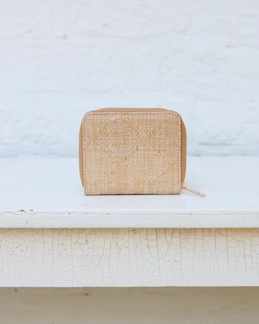 Blakely Wallet, Natural Lattice