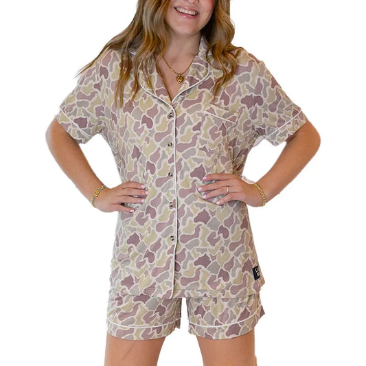 Lulu Mac Light Camo Pajama Set