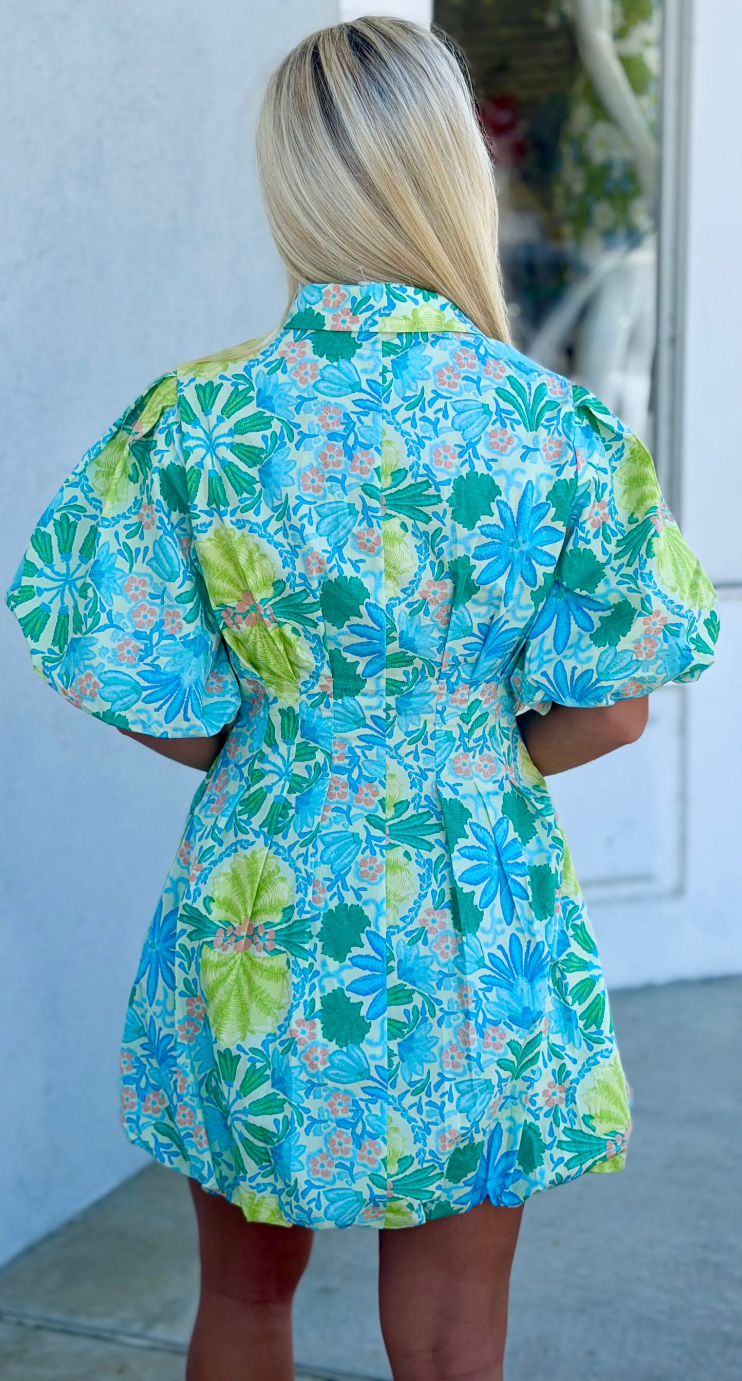 Lime Multi Dress w/Lining