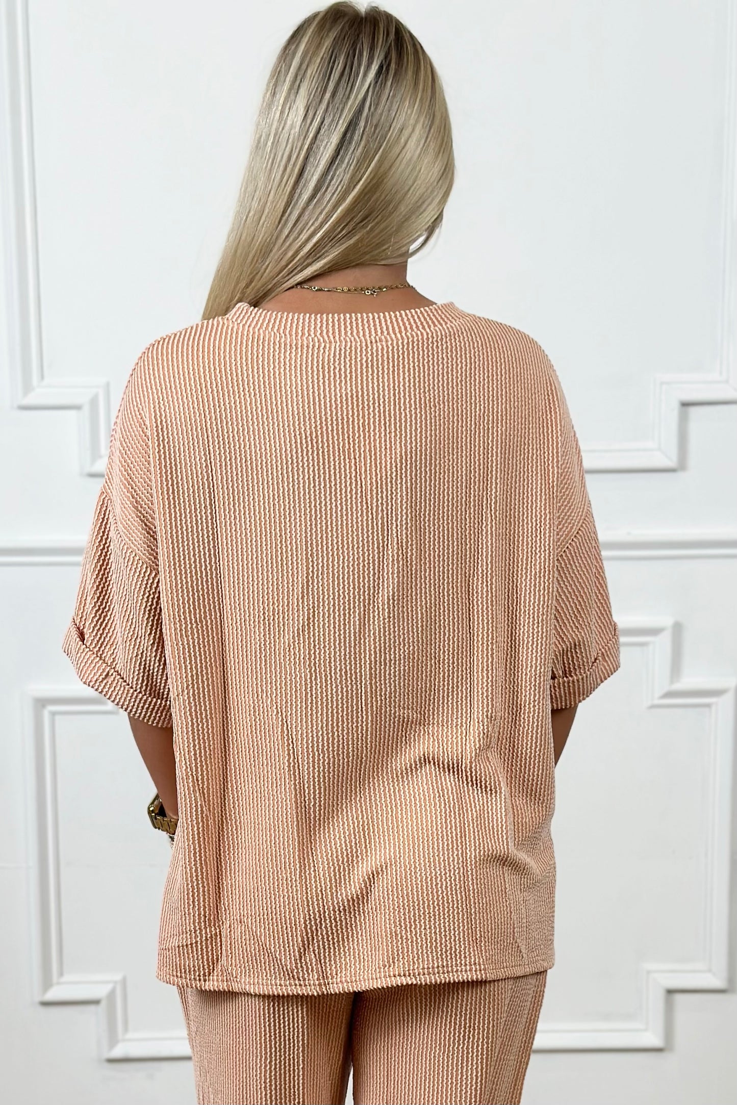 Pumpkin Textured Top