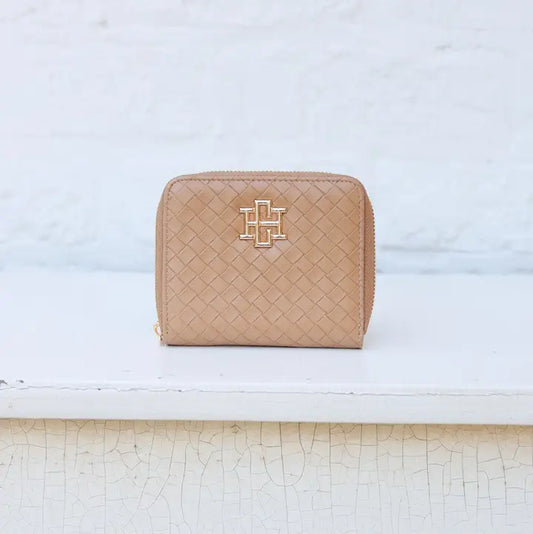 Blakely Wallet , Woven Tan