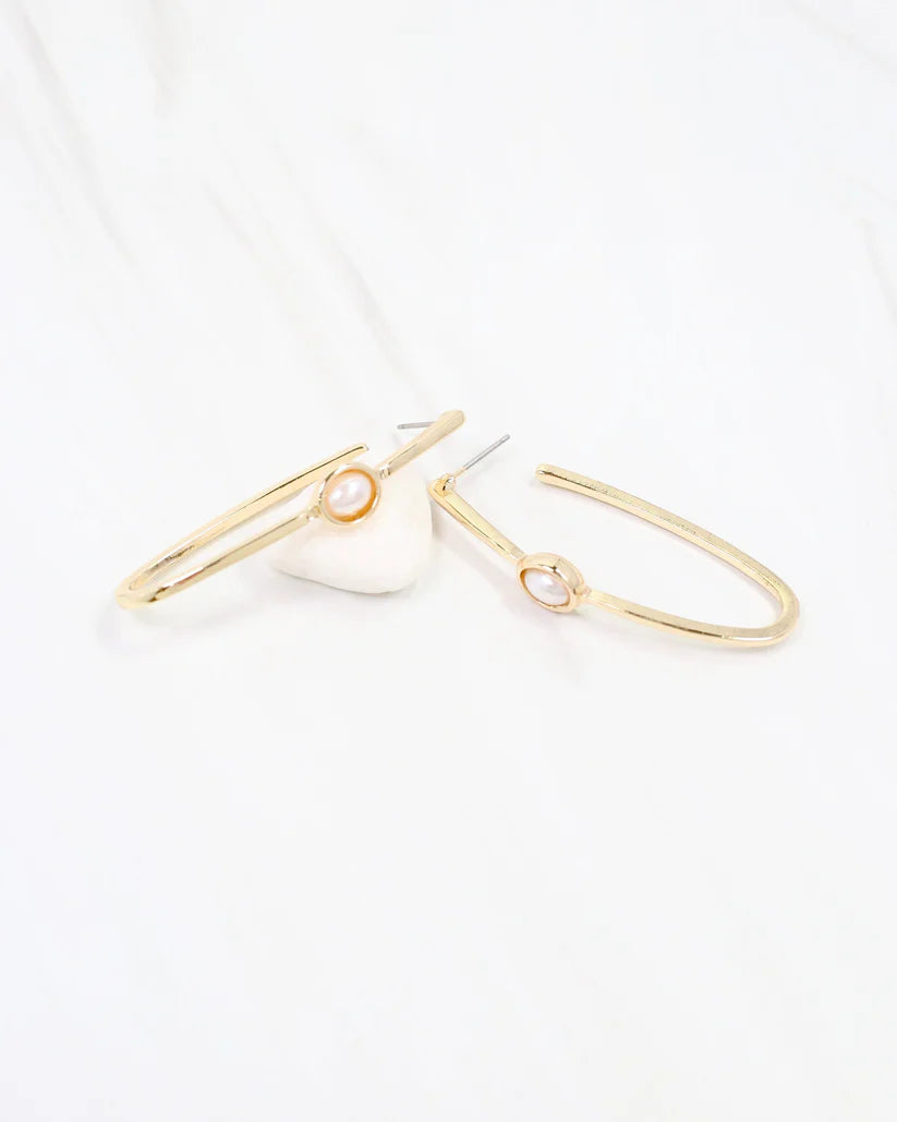 Findlay Pearl Elongated Earrings