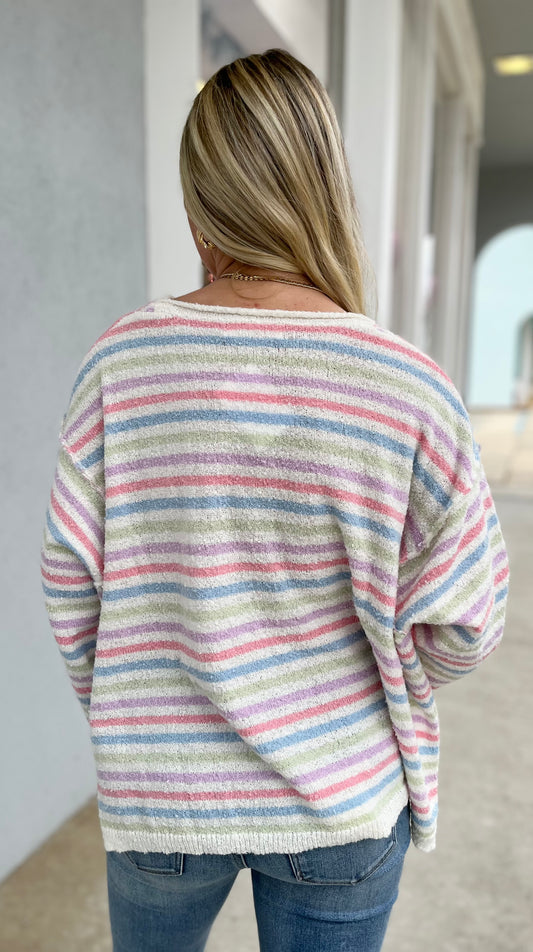 Multi Striped Soft Sweater