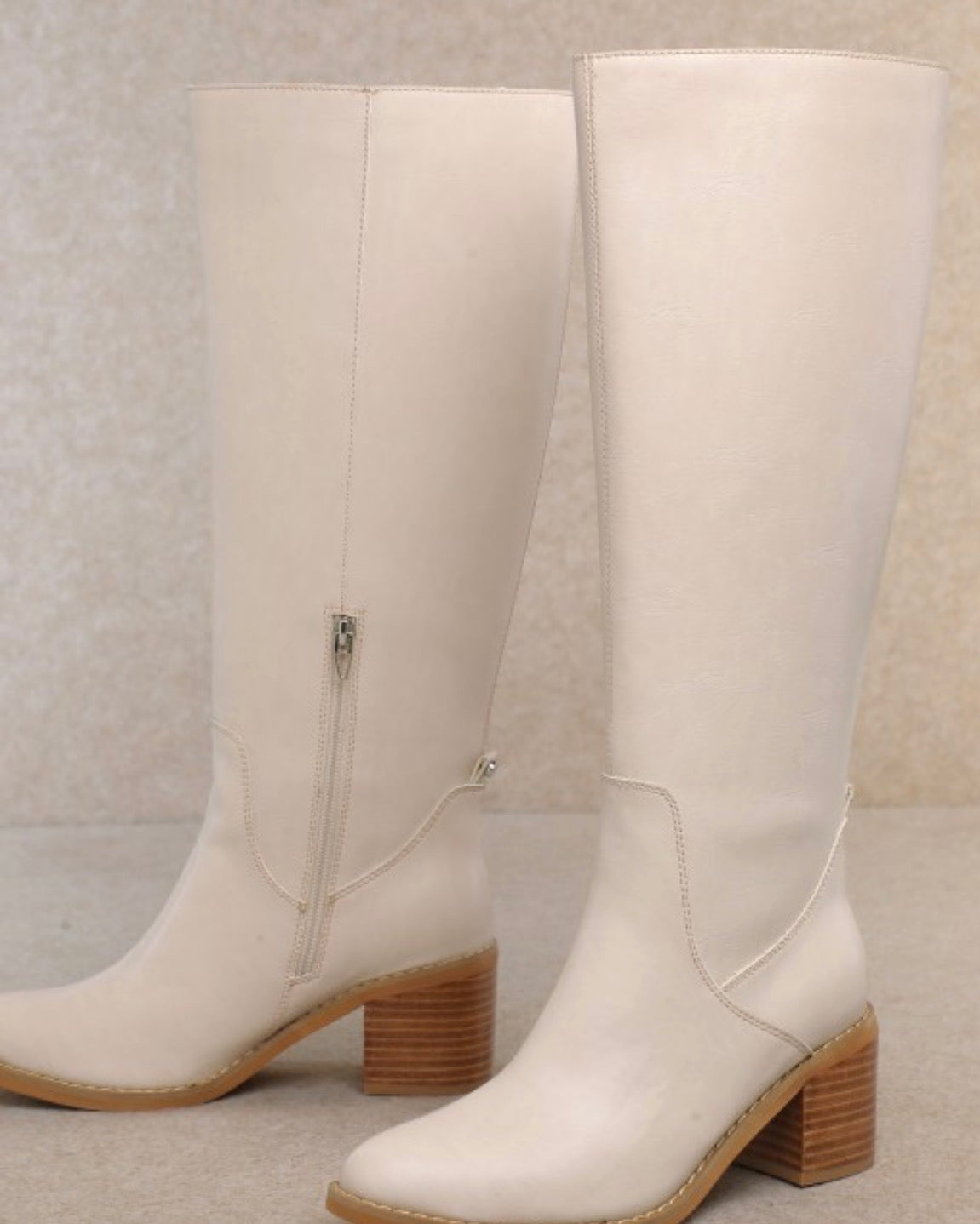 Juno White Boot