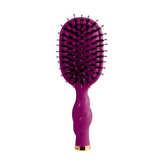 Boar Mini Teletie Brush, Mulberry
