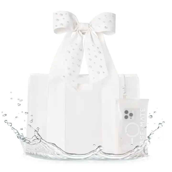 Case Mate Jelly Tote Bag, Pearl Bow
