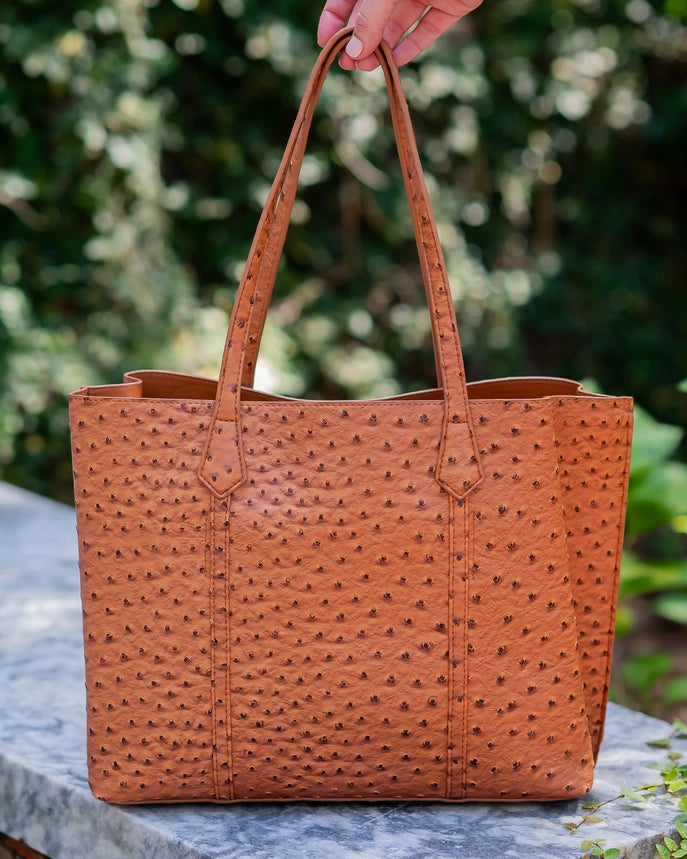 Heath Tote Bag, Saddle EO