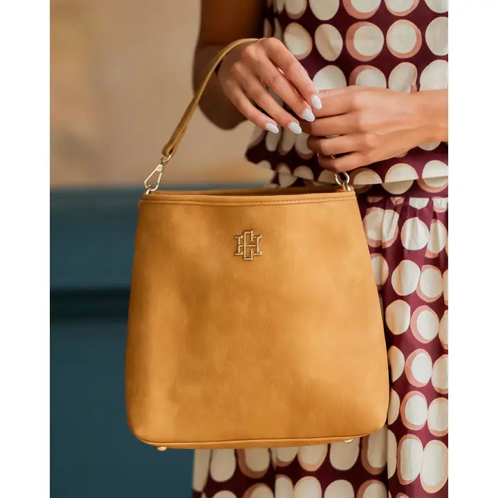 Alexandra Bucket Bag -Mustard