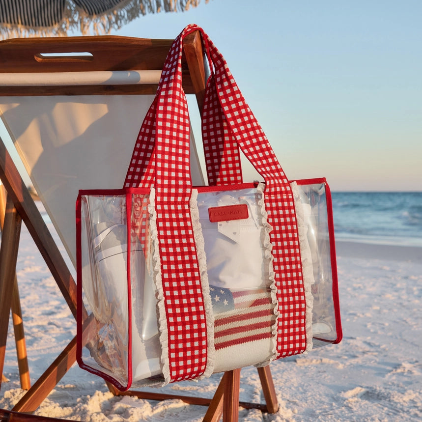 Case Mate Cherry Gingham Jelly Tote
