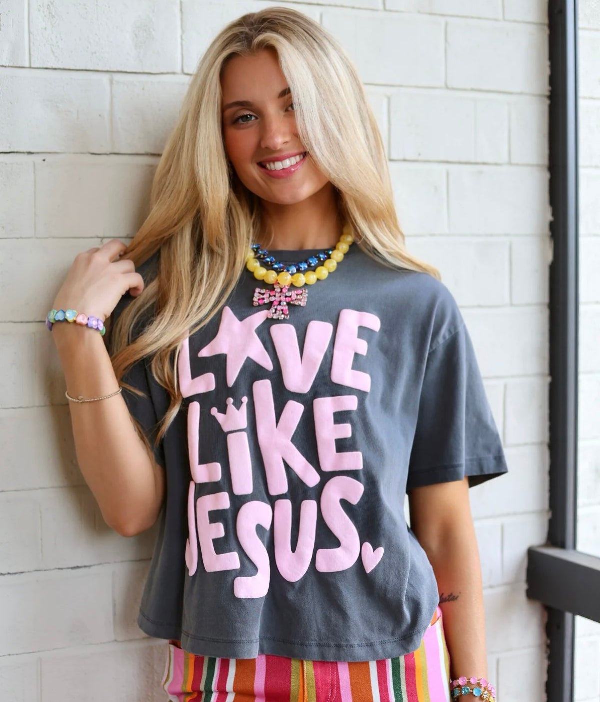 Made To Love Like Jesus Crop Tee