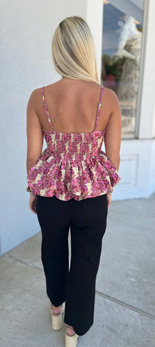 Floral Babydoll Tank